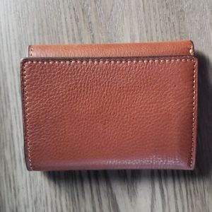 Rolfs Light Brown Leather Mens Trifold Wallet.